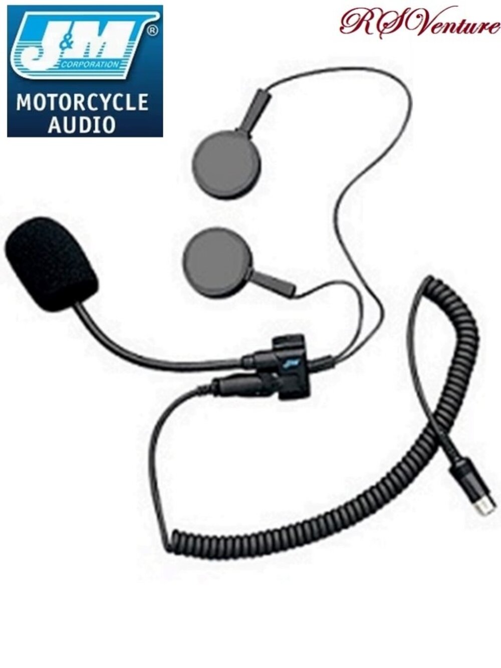 J & M Motorcycle 5 pins corded Headset